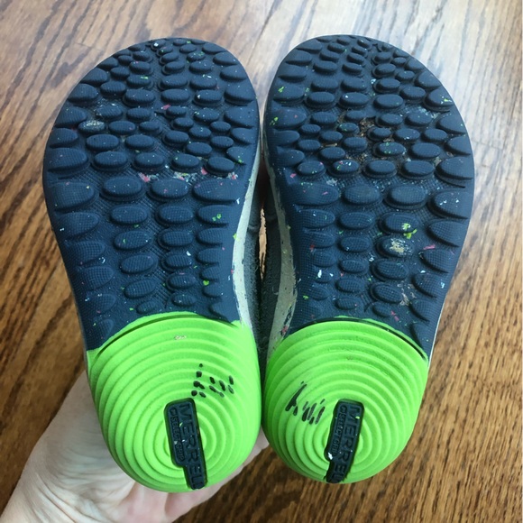 Merrell Bare steps Kids Shoes - Navy Green and Grey - Picture 5 of 11